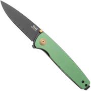 Afbeelding voor SOG Twitch III 11-15-04-43, Black 154CM, Forest Green Aluminum, Gold Hardware zakmes