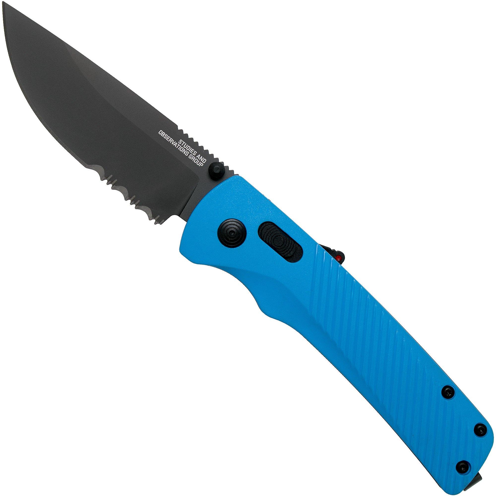SOG Flash AT Urban Grey Serrated 11-18-06-57 pocket knife