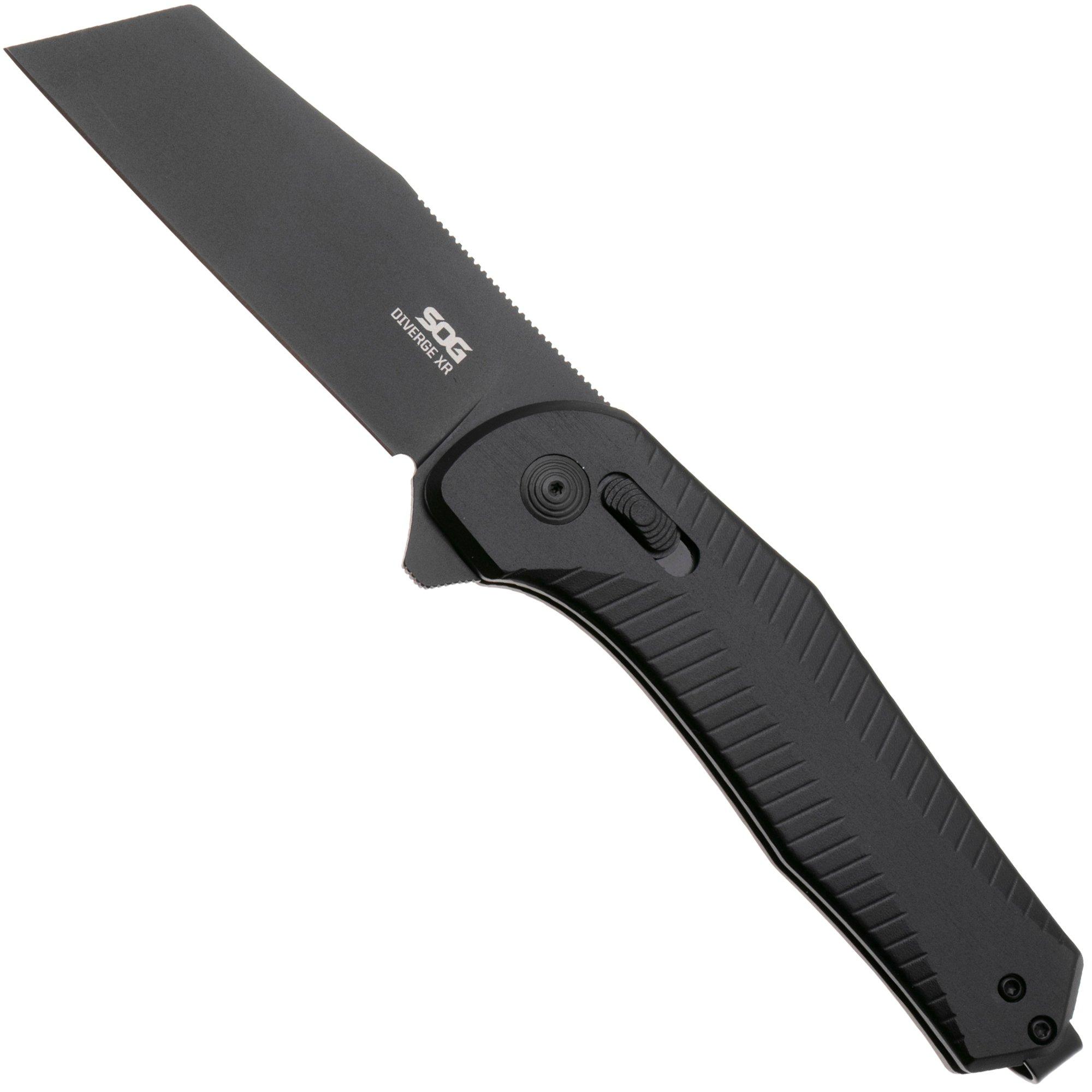 SOG Diverge XR 12-02-01-43, Black PVD D2, Black Aluminum zakmes