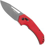 Afbeelding voor SOG Prohen XR 12-25-02-57, Grey PVD D2, Red G10 zakmes, Mikkel Willumsen design