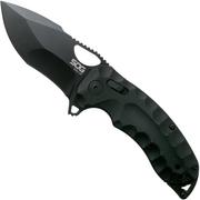 SOG Kiku XR Blackout Micarta 12-27-02-57 couteau de poche, Kiku Matsuda design