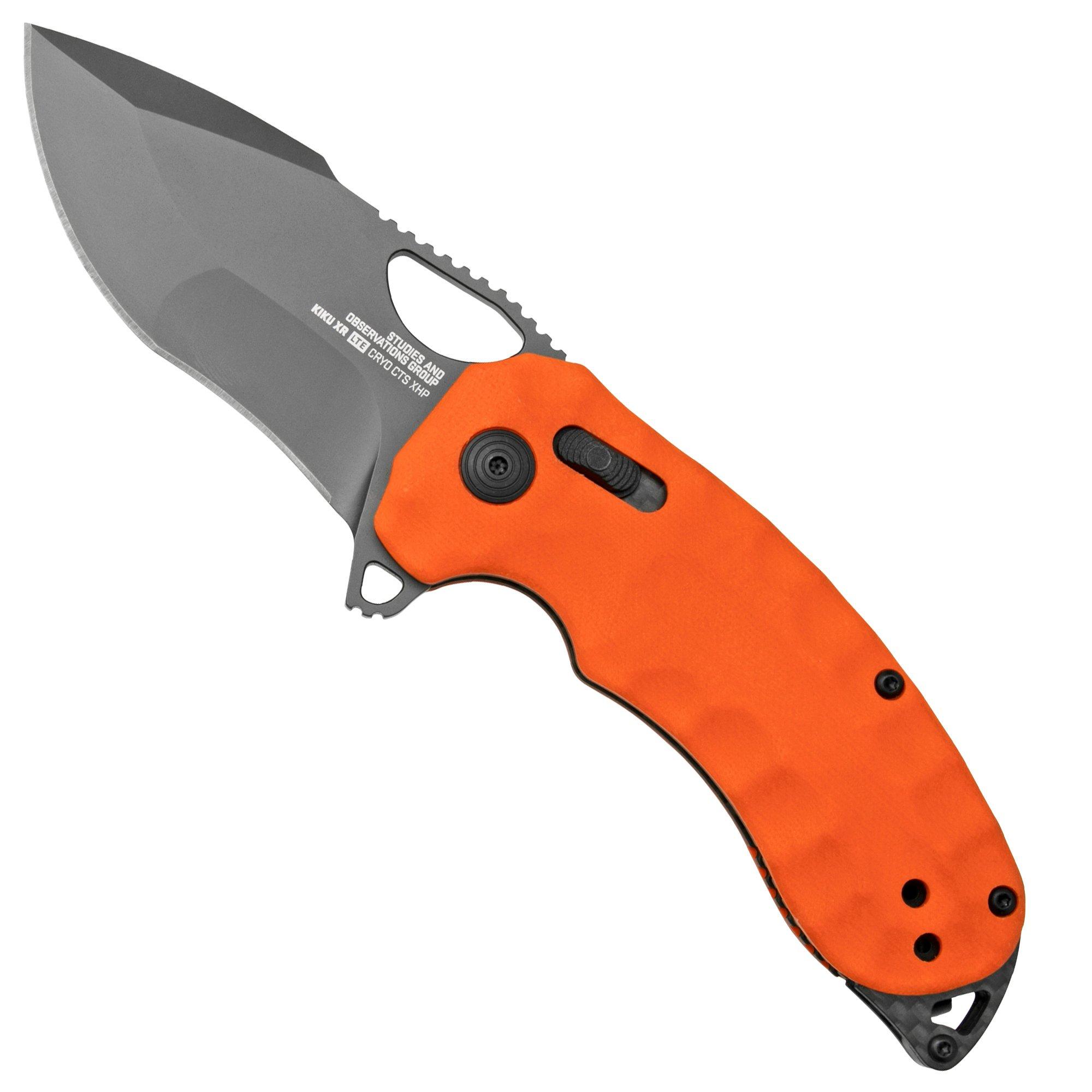 SOG Kiku XR LTE Blackout 12-27-04-57 pocket knife, Kiku Matsuda design |  Advantageously shopping at Knivesandtools.com