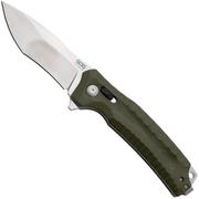 Afbeelding voor SOG Hidaka XR 12-27-09-57 Satin Cryo 3V, Green Micarta, zakmes