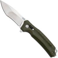 Afbeelding voor SOG Hidaka XR 12-27-09-57 Satin Cryo 3V, Green Micarta, zakmes