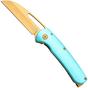 Afbeelding voor SOG Escape FL 2.0 14-52-02-57, Gold TiNi 440C, Gold Stainless Steel Blue Aluminium, zakmes