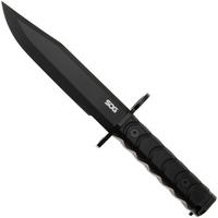 Image pour SOG BAR15T BY1004-BX, Black PVD AUS-8 Clippoint, Black G10 couteau fixe