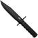 Image for SOG BAR15T BY1004-BX, Black PVD AUS-8 Clippoint, Black G10 fixed knife