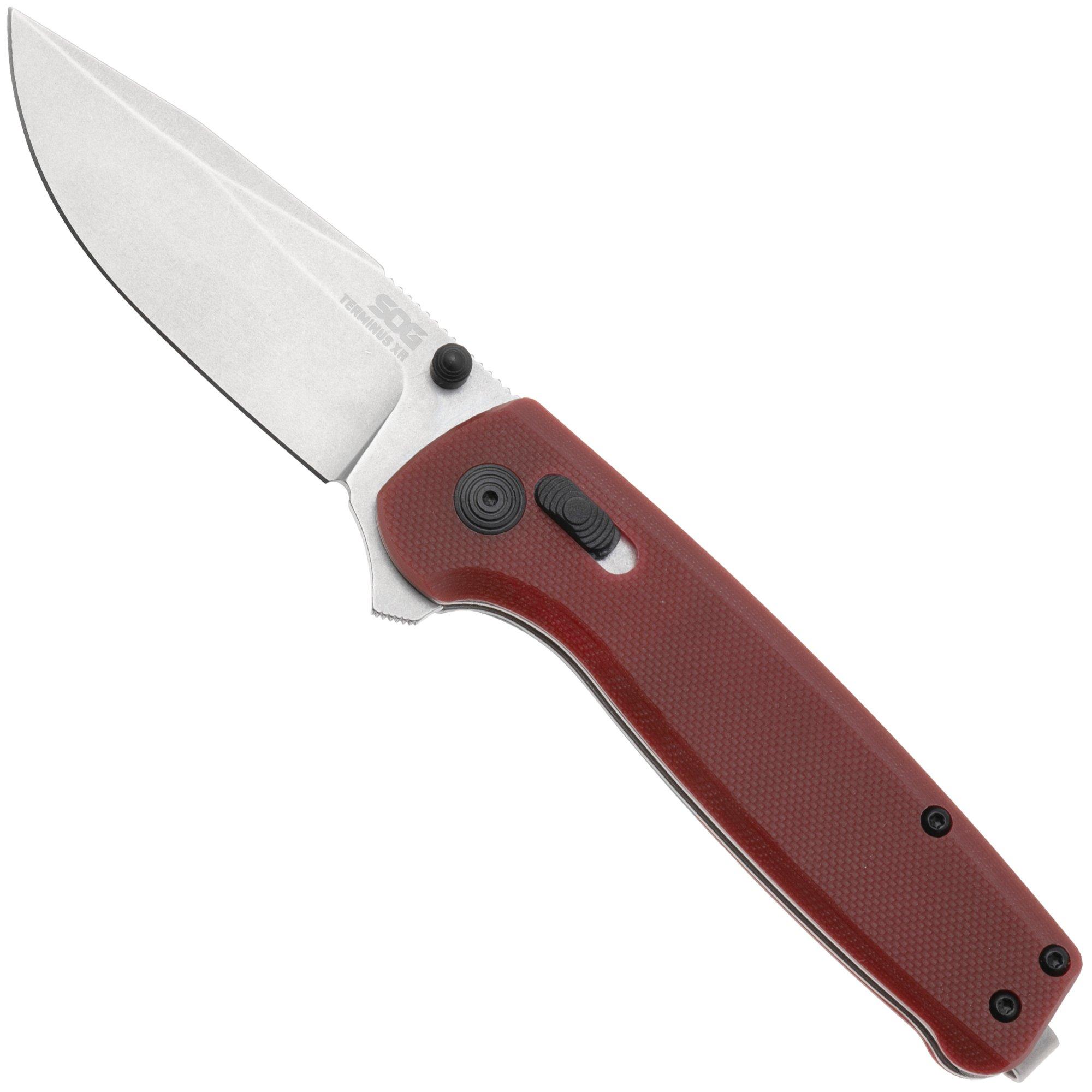 SOG Terminus XR G10 Crimson, TM1023 Taschenmesser