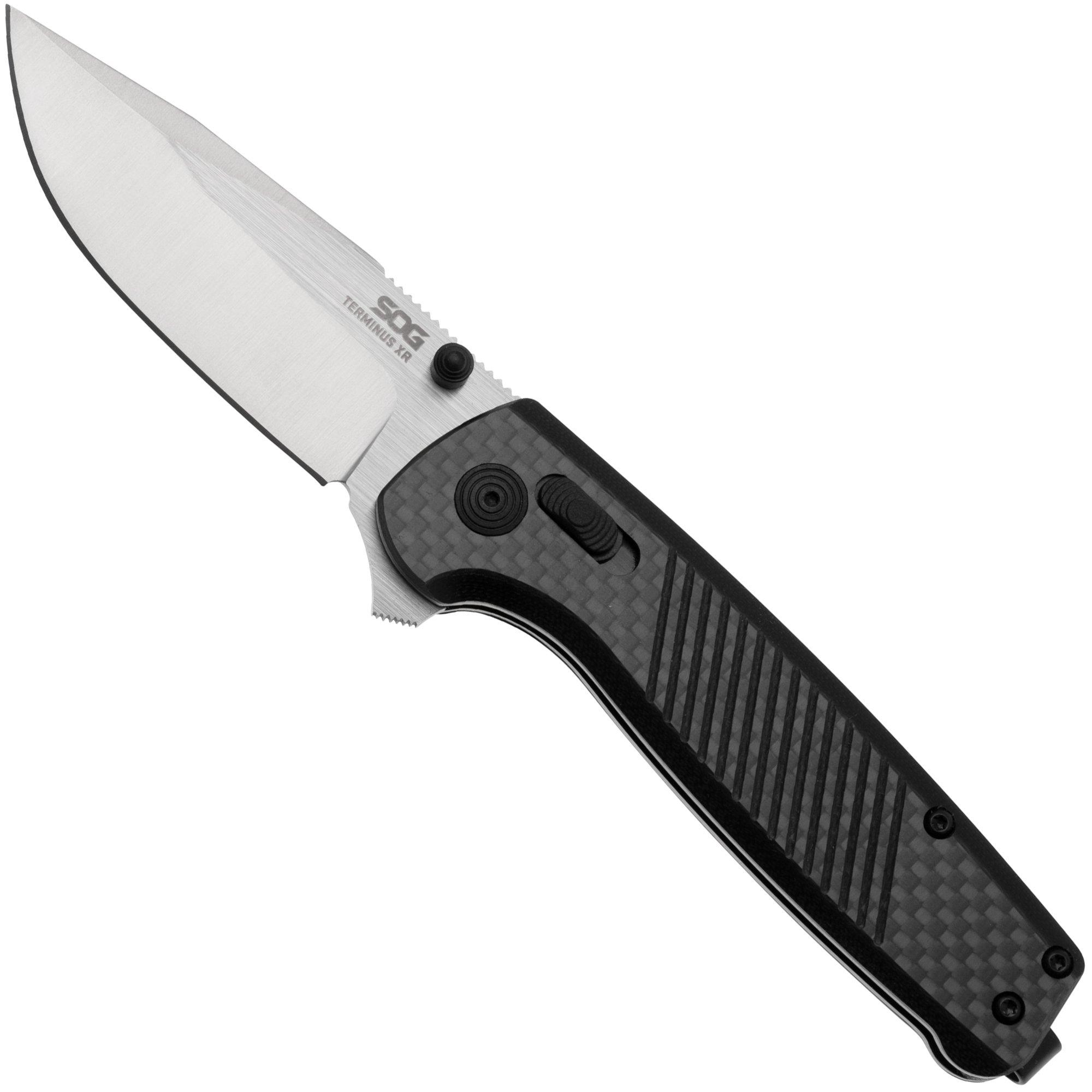 SOG Terminus XR CPM S35VN Carbonfiber G10, TM1025 Taschenmesser