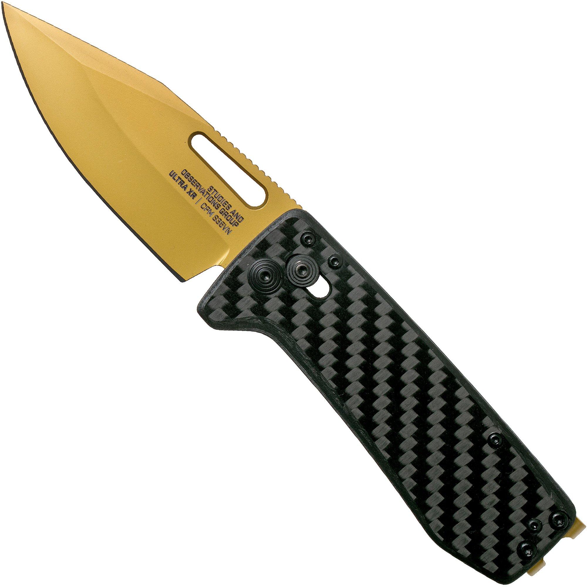 SOG Knives ULTRA XR CARBON & GRAPHITE Pocket Knife 12-63-01-57