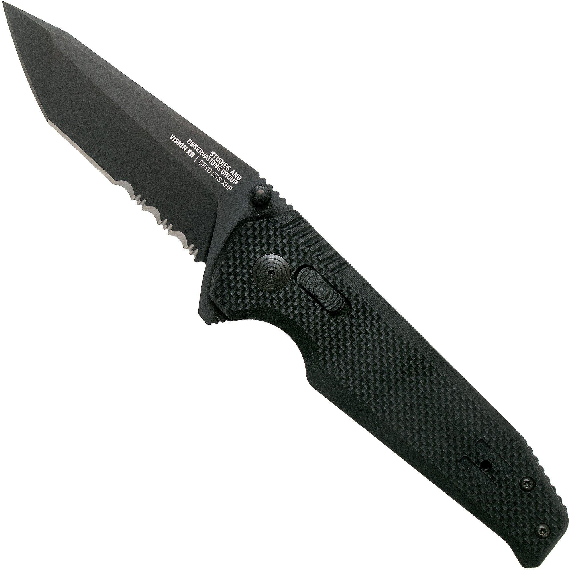 SOG Vision XR Black Serrated 12-57-02-57 Taschenmesser