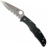  Spyderco Endura 4 C10PSBK partly serrated couteau, de poche