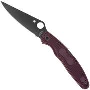 Spyderco Police 4 Lightweight Micro-Melt PD#1 C07BGBKP4  Burgundy, Sprint Run 2024 pocket knife