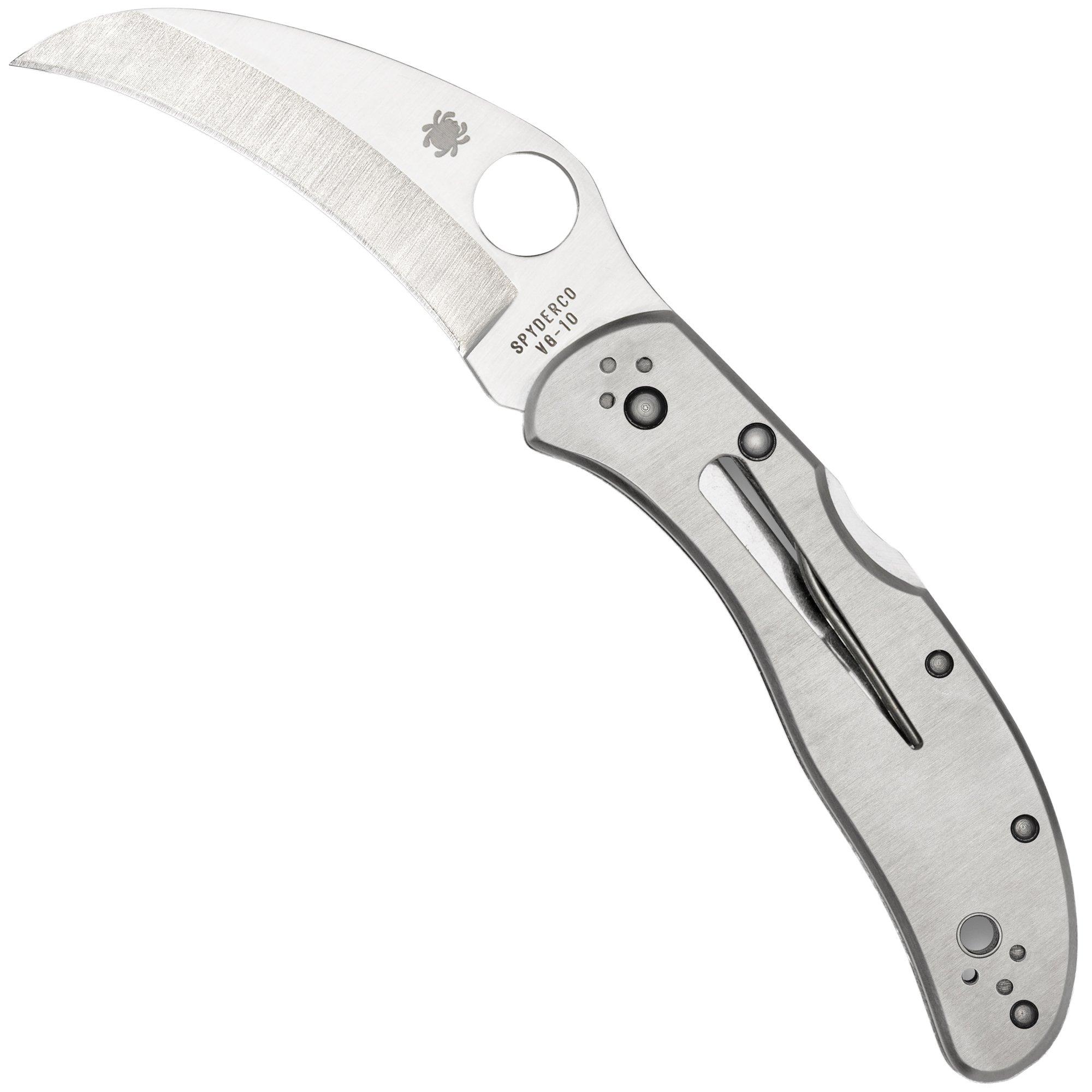Nóż składany Spyderco Harpy C08P Stainless Steel, Plain Edge