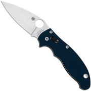 Spyderco Manix 2 CPM SPY27 C101GPCBL2 Cobalt Blue G10 pocket knife