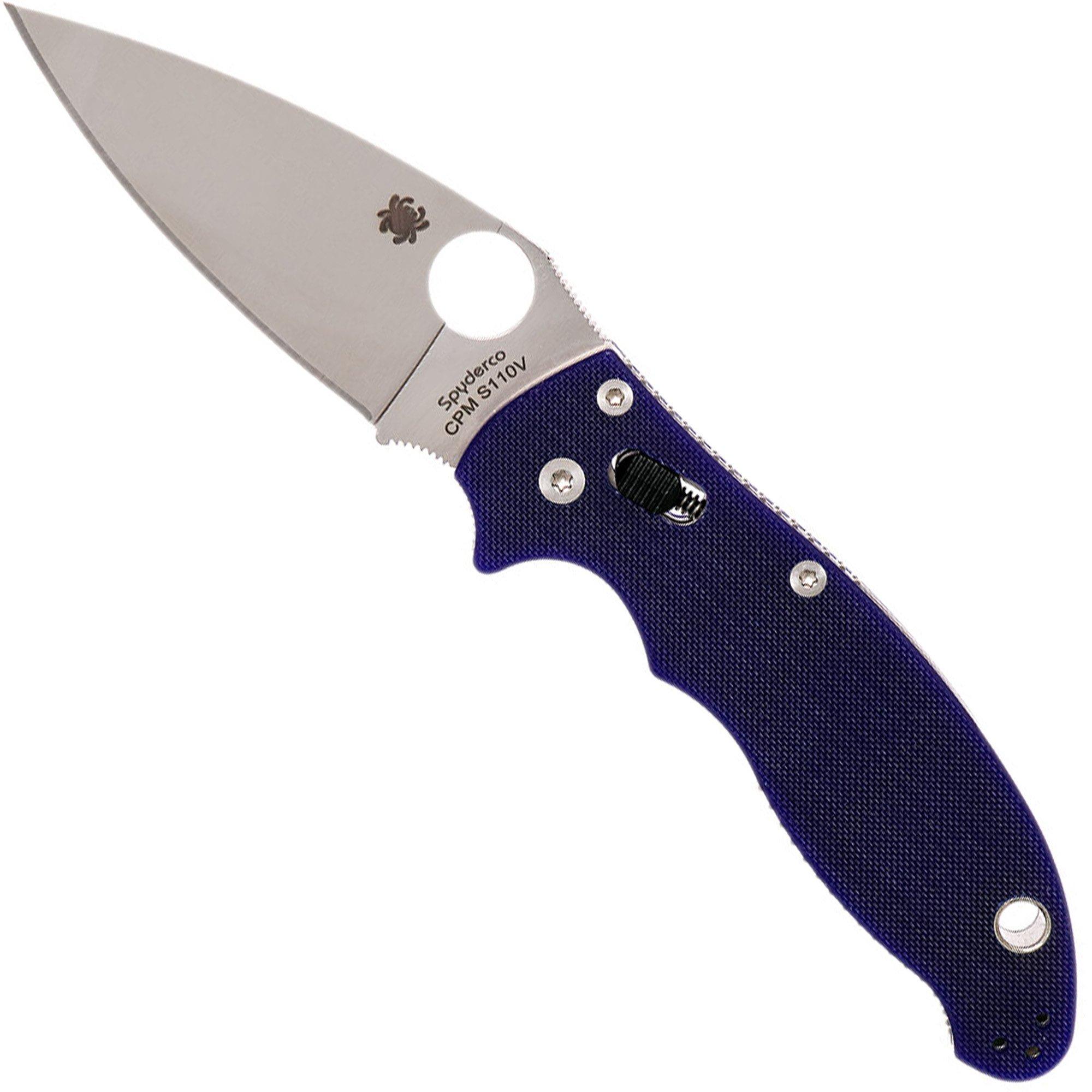 Spyderco Manix 2 S110V Dark Blue C101GPDBL2 couteau de poche