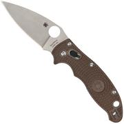 Spyderco Manix 2 Lightweight CPM 15V C101PBN15V Brown FRN, Sprint Run Taschenmesser