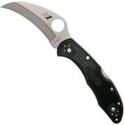 Nóż składany Spyderco Tasman Salt 2 C106PBK2 Plain Edge, czarny