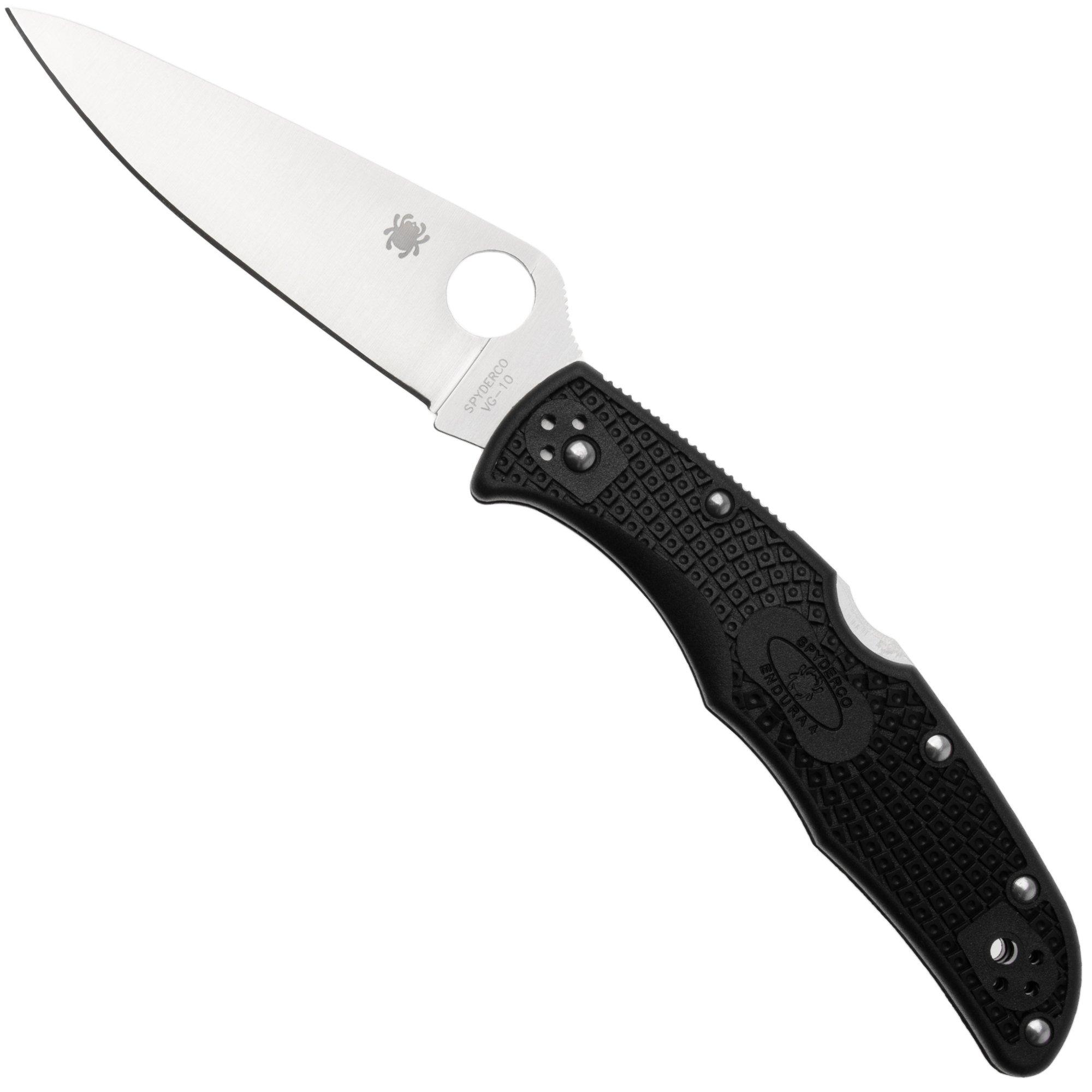 Spyderco Endura 4 schwarz C10FPBK Taschenmesser