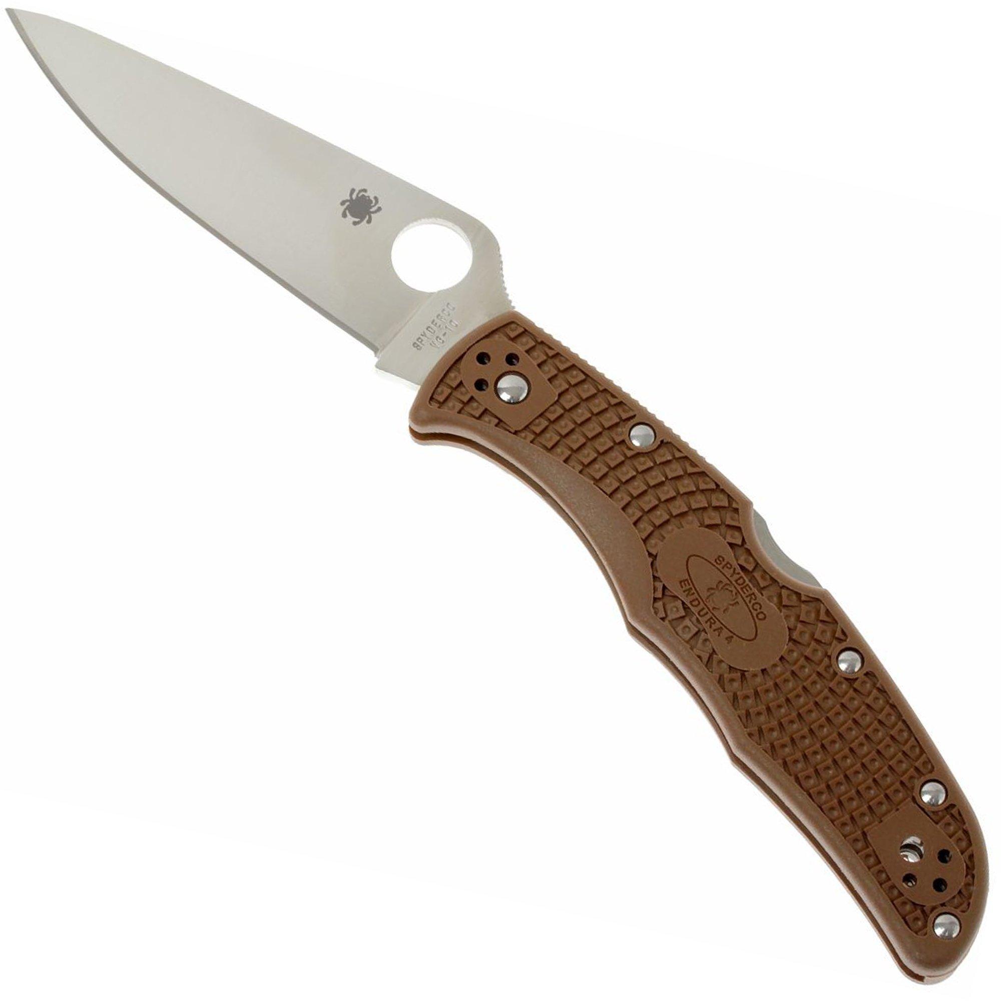 Nóż składany Spyderco Endura 4 brązowy C10FPBN
