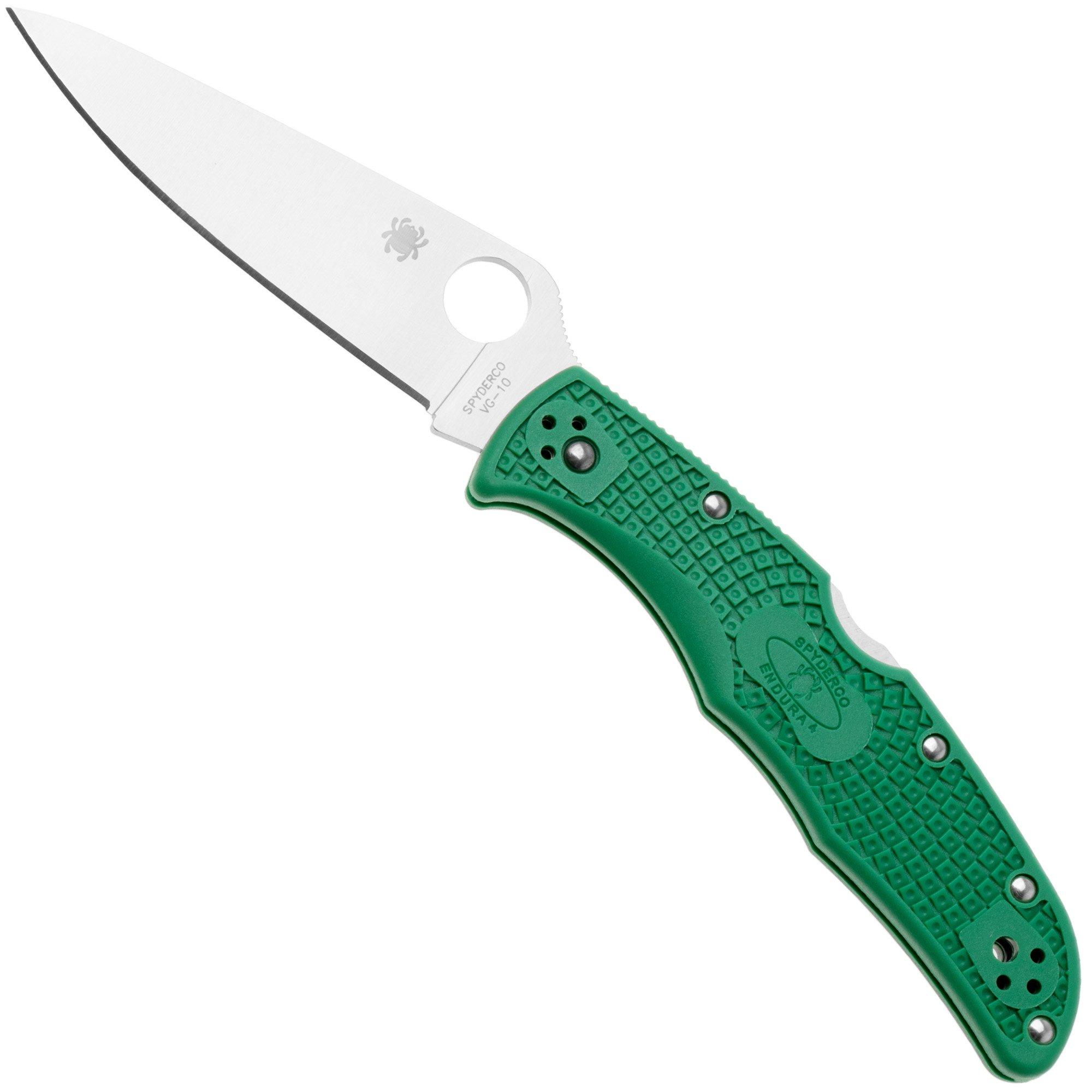 Spyderco Endura 4 C10FPGR Taschenmesser, grün
