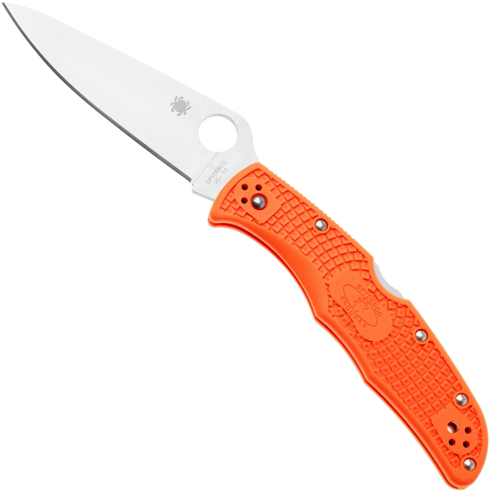 Spyderco Endura 4 Orange C10FPOR Taschenmesser