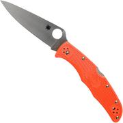 Spyderco C10FPOR Endura 4, Flat Ground, FRN Orange