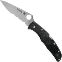 Image pour Spyderco Endura 4 Thin Red Line C10FPSBKRD couteau de poche partiellement dentelé