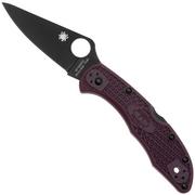 Spyderco Delica 4 Micro-Melt PD#1 C11BGBKP Burgundy, Sprint Run 2024 zakmes