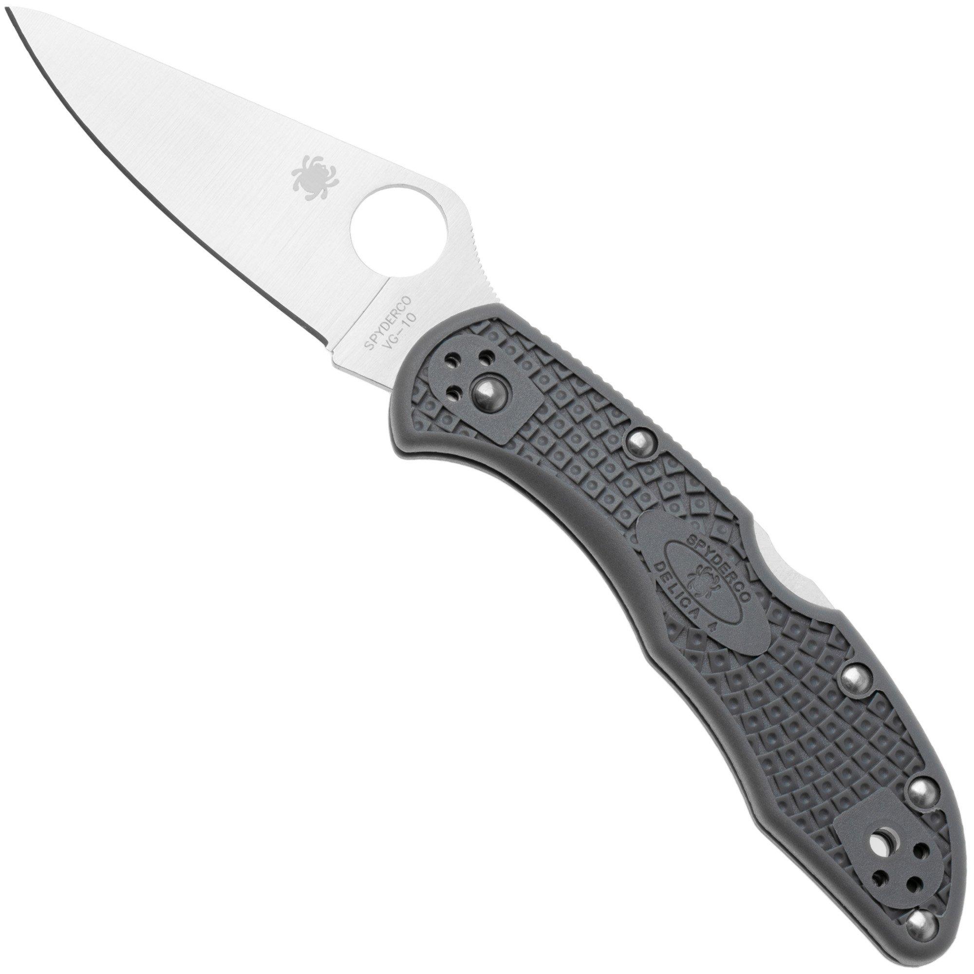 Spyderco Delica 4 Grey C11FPGY couteau de poche