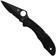 Image pour Spyderco Delica 4 Lightweight Black C11PSBBK Black FRN, couteau à lame en partie dentée