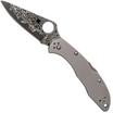 Spyderco Delica 4 Titanium Damascus C11TIPD pocket knife