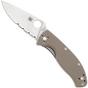 Obraz dla Nóż składany Spyderco Tenacious C122GBNM4PS, CPM M4, Brown G10, ostrze częściowo ząbkowane