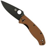 Spyderco Tenacious Brown Black C122GPBBN pocket knife