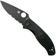 Afbeelding voor Spyderco Tenacious Lightweight Black C122PSBBK FRN partly serrated zakmes