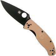 Spyderco Tenacious Lightweight Tan Black C122PTNBK FRN pocket knife