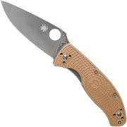 Spyderco Tenacious Lightweight Tan C122PTN FRN pocket knife