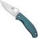 Afbeelding voor Spyderco Tenacious C122TIBLP Blue Titanium zakmes