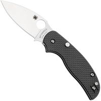 Afbeelding voor Spyderco Sage 6 Button Release Compression Lock C123CFBCLP Carbon Fiber G10 zakmes