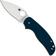 Image for Spyderco Sage 5 CPM SPY27 C123GPCBL Cobalt Blue G10 pocket knife