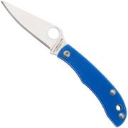 Spyderco Honeybee Blue G10 C137GBLP keychain pocket knife