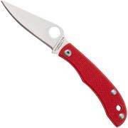 Spyderco Honeybee Red G10 C137GRDP keychain pocket knife