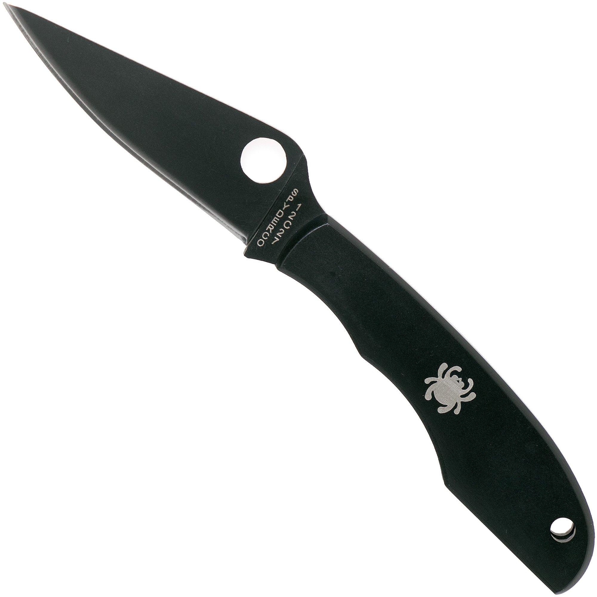 Nóż składany brelok Spyderco Grasshopper Black C138BKP