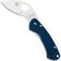 Image for Spyderco Balance CPM SPY27 C141GPCBL Cobalt Blue G10, Sprint Run pocket knife, Ed Schempp design