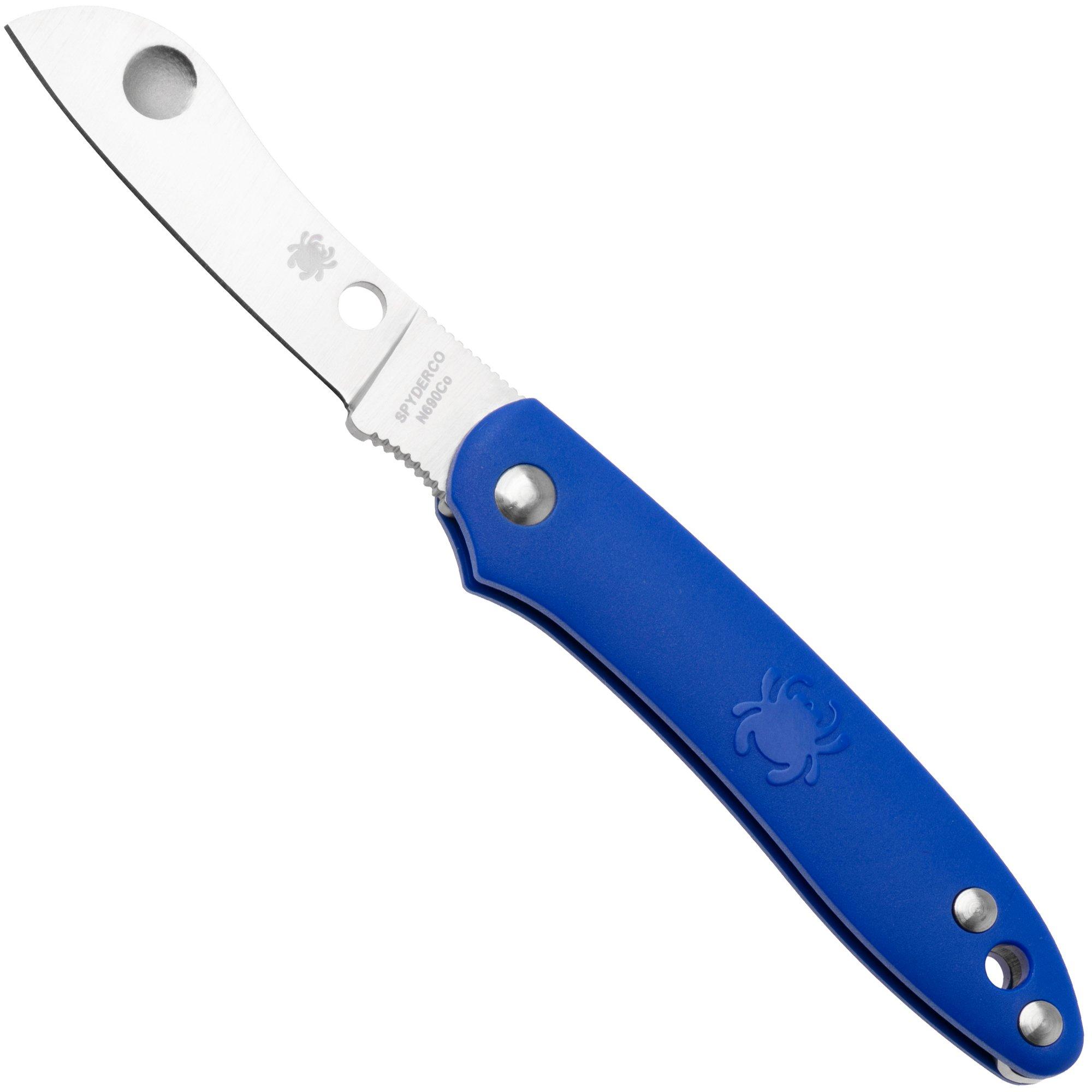 Nóż składany Spyderco Roadie Blue C189PBL