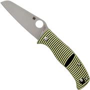 Spyderco Caribbean C217GPSF Sheepfoot pocket knife, Sal Glesser design