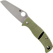 Spyderco Caribbean C217GPSF Sheepfoot coltello da tasca, Sal Glesser design