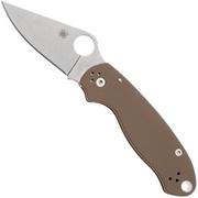 Spyderco Para 3 CPM15V C223GPBN15V Brown, Sprint Run 2024 pocket knife