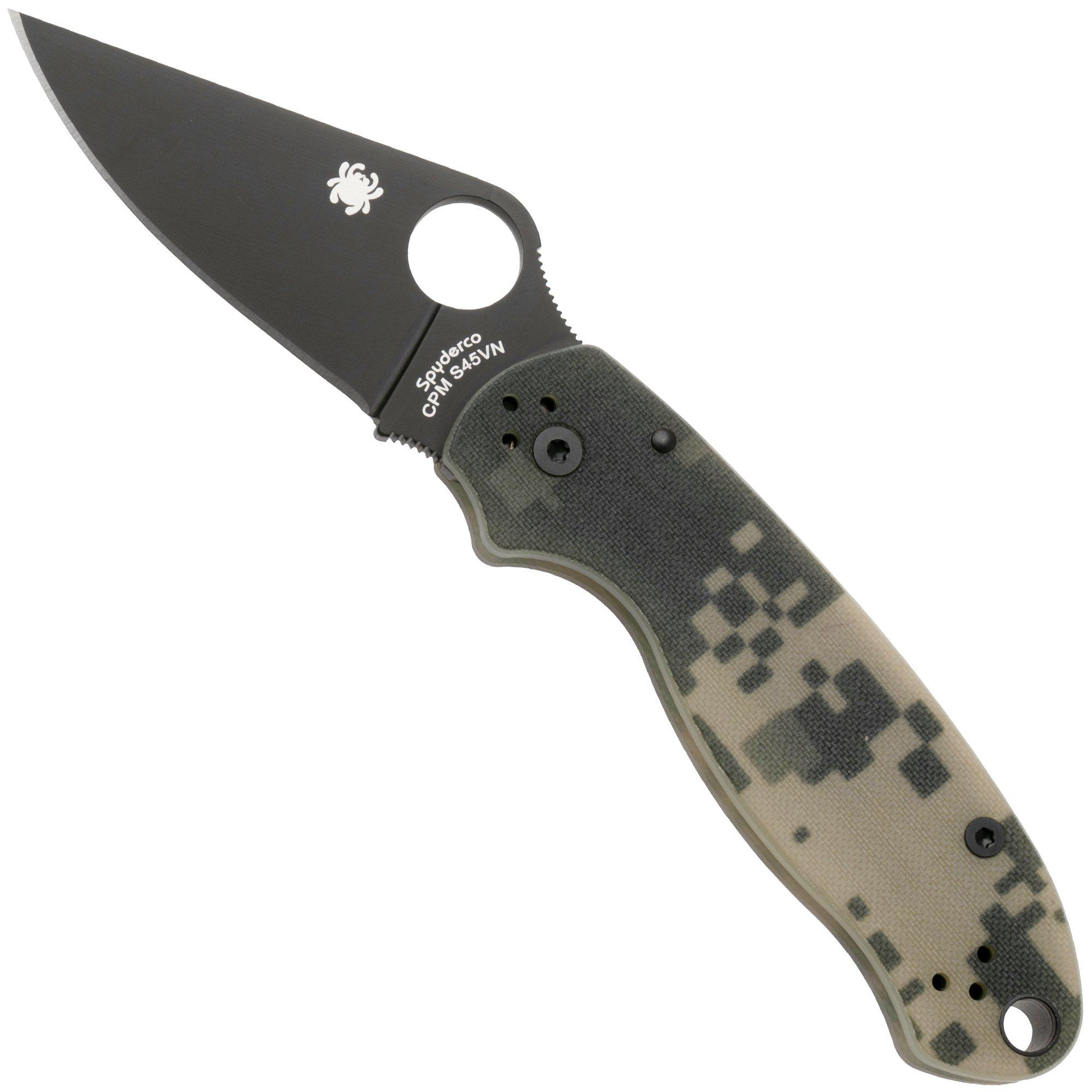 Nóż składany Spyderco Para 3 Camo Black C223GPCMOBK