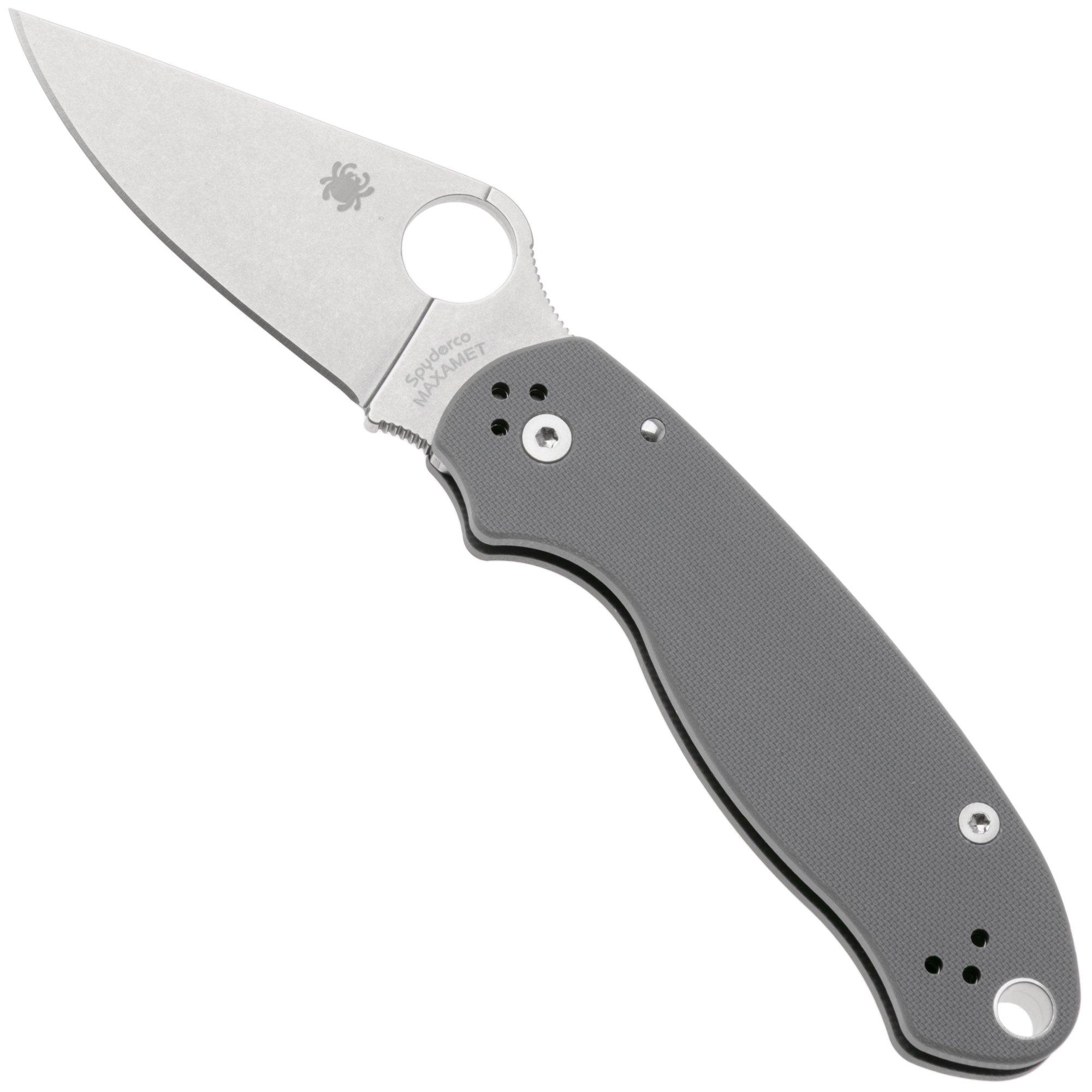 Spyderco Para 3 Maxamet Grey C223GPDGY couteau de poche